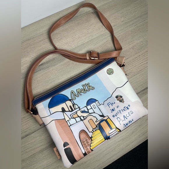 Anekke | Mediterranean Inspired Crossbody Bag Resortwear Greece Coastal Beach - Picture 6 of 16